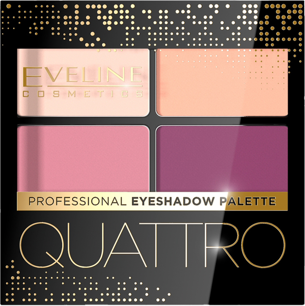 Paleta cieni do powiek Eveline Cosmetics Quattro Professional 03 3.2 g (5903416004127) - obraz 1
