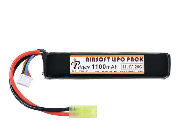 Акумулятор Li-Po 1100mAh 11,1 V 20C [IPower] (для страйкболу) - зображення 1