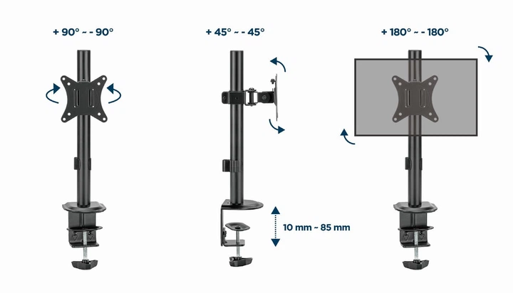 Uchwyt monitora 17-32" Gembird MA-D1-02 - obraz 12
