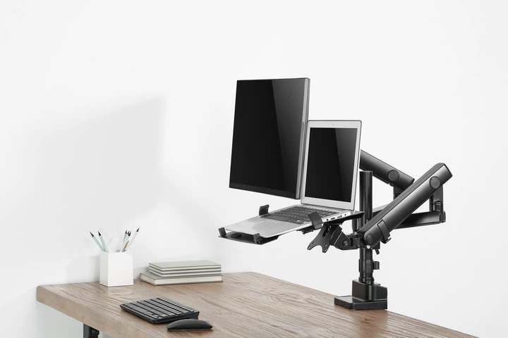Uchwyt do dwóch monitorów 17-32" i laptopa Gembird MA-DA3-02 - obraz 10
