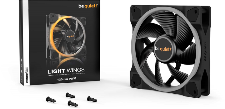 Кулер be quiet! Light Wings 120 мм PWM (4260052188767) - зображення 4