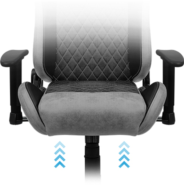 Fotel gamingowy Aerocool DUKE Tan Grey (DUKE_Tan_Grey) - obraz 15
