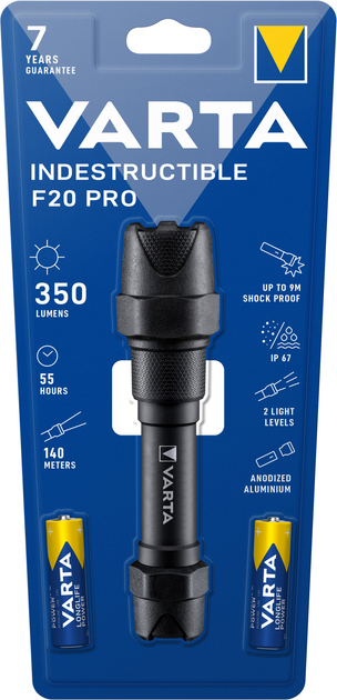 Latarka Varta Ręczny Indestructible F20 Pro (18711101421) - obraz 1