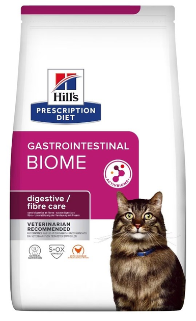 Сухий корм для котів при розладах травлення Hill's PD Gastrointestinal Biome з куркою 1.5 кг (0052742059518) - зображення 1