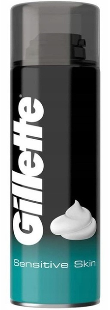Піна для гоління Gillette Sensitive Skin Foam 200 мл (3014260228774) - зображення 1