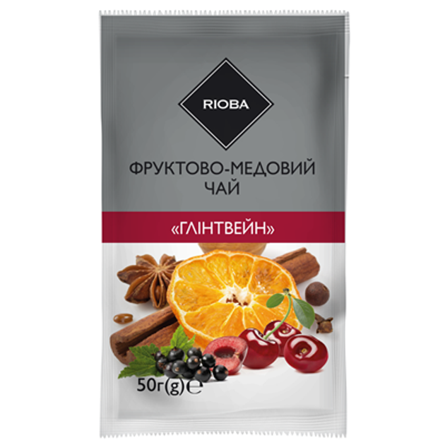 Фруктово-медовий чай Rioba Глінтвейн 50г от продавца: Енергія Руху ...