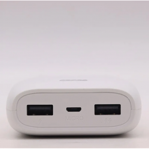 Зовнішній акумулятор Power bank Lenyes PX267 20000 Mah акумулятор зарядка Білий - зображення 3