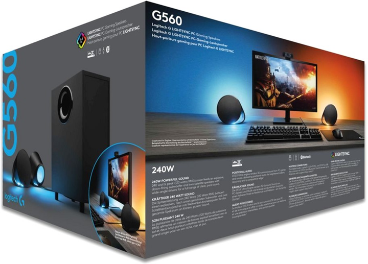 LOGITECH G560 LIGHTSYNC PC GAMING SPEAKER