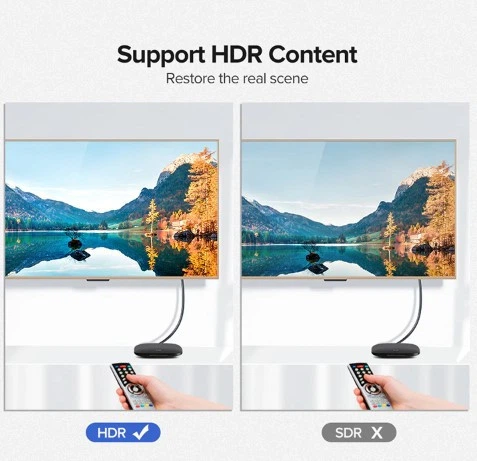 Кабель видео Ugreen HDMI 2.0 4K 3D 1М Black (ED030) - Фото 8 Кабель видео Ugreen HDMI 2.0 4K 3D 1М Black (ED030) - изображение 8