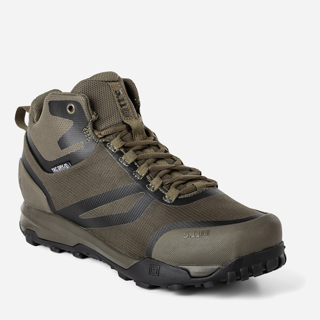 Чоловічі тактичні черевики з мембраною 5.11 Tactical A/T Mid Waterproof Boot 12446-186 46 (12US) 30.4 см Ranger Green (2000980622986) - зображення 2