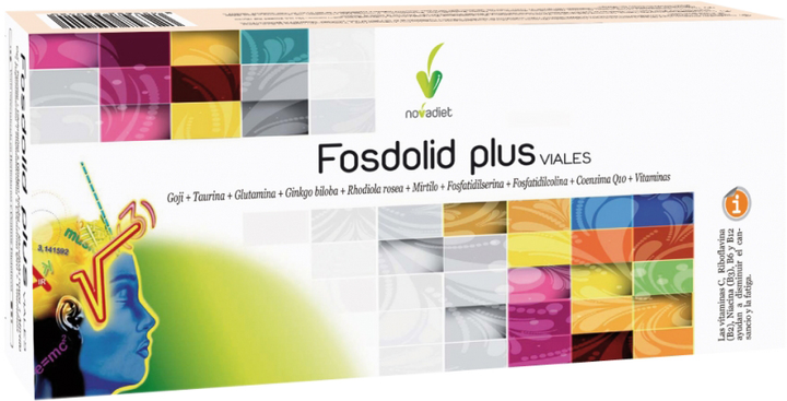 Suplement diety Novadiet Fosdolip Plus 20 fiolek x 10 ml (8425652550420) - obraz 1