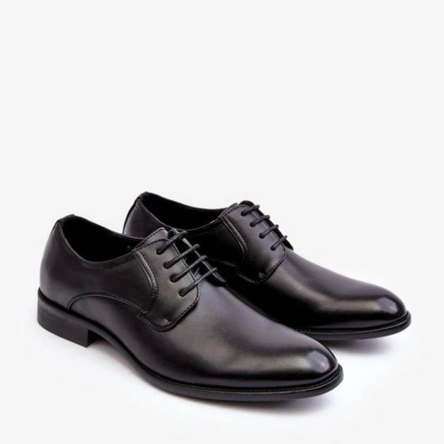 Чоловічі туфлі Harene 45 Чорні (5905677965612) - зображення 2