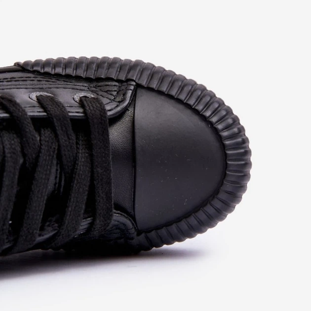 Дитячі кеди для дівчинки Big Star Shoes MM374014 30 Чорні (5900714657963) - зображення 6