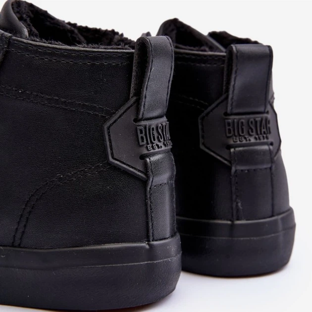 Дитячі кеди для дівчинки Big Star Shoes MM374014 33 Чорні (5900714657994) - зображення 7