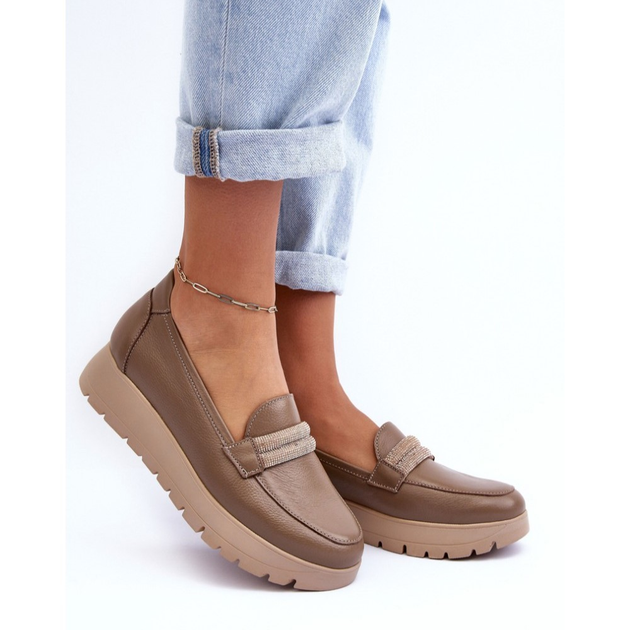 Жіночі сліпони Lemar Lehira 37 Бежеві (5905677929638) - зображення 5