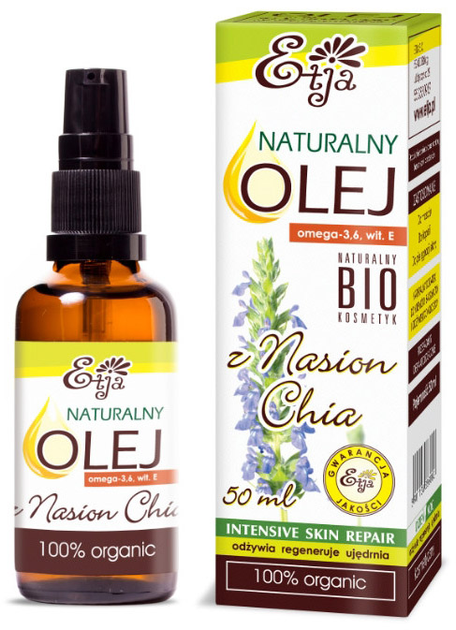Naturalny olej do ciała Etja Bio z Nasion Chia 50 ml (5901138386002) - obraz 1
