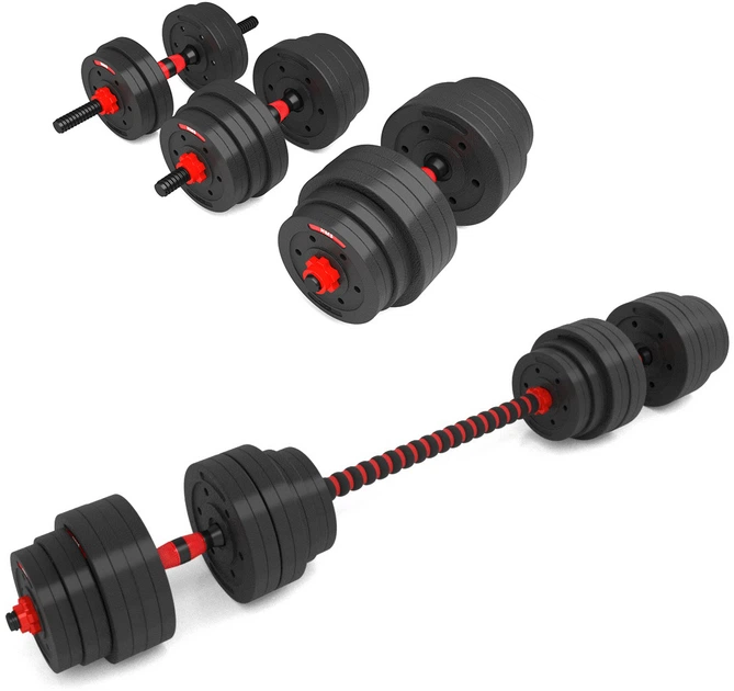 Sztanga-hantle HMS kompozyt 40 kg SGP40 (5907695564594) - obraz 5
