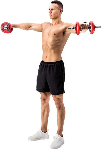 Sztanga-hantle HMS 20 kg SGGX20 (5907695596052) - obraz 11