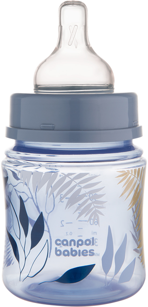 Антиколікова пляшечка Canpol Babies Easystart Gold з широкою шийкою 120 мл Блакитна (35/239_blu) - зображення 3