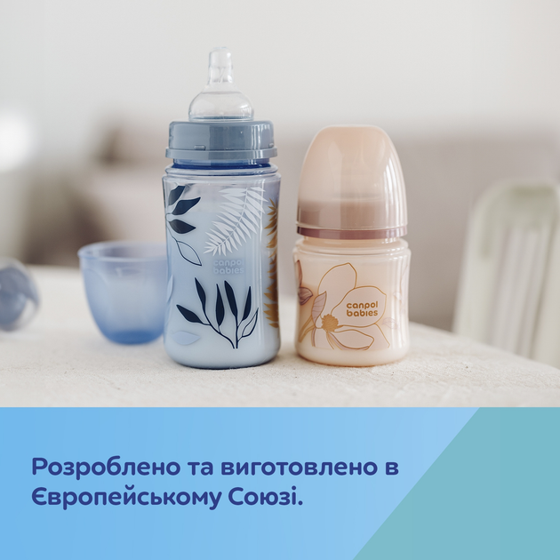Антиколікова пляшечка Canpol Babies Easystart Gold із широкою шийкою 240 мл Рожева (35/240_pin) - зображення 11