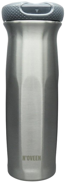 Butelka termiczna Noveen TB902 630 ml Strong Steel Silver (5902221621772) - obraz 1