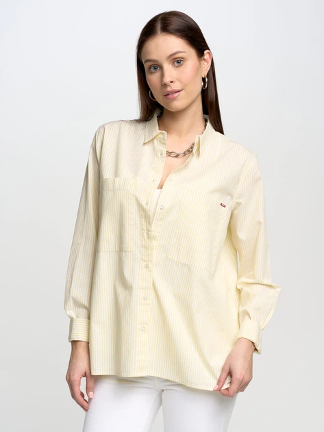 Koszula damska Big Star Kaliana 141734202 XL Żółta (5900714205232) - obraz 1
