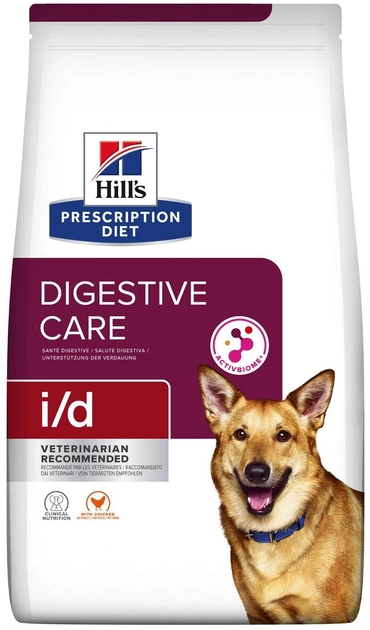Sucha karma dla psów Hill's Prescription Diet i/d z kurczakiem 1.5 kg (0052742059310) - obraz 1