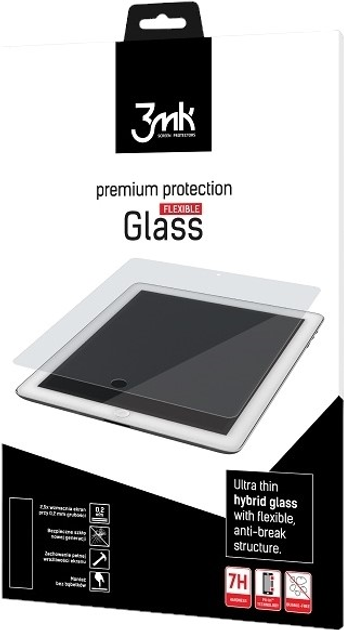 Szkło Hybrydowe 3MK FlexibleGlass Samsung Galaxy Tab Active 2 T395 (5903108039826) - obraz 1