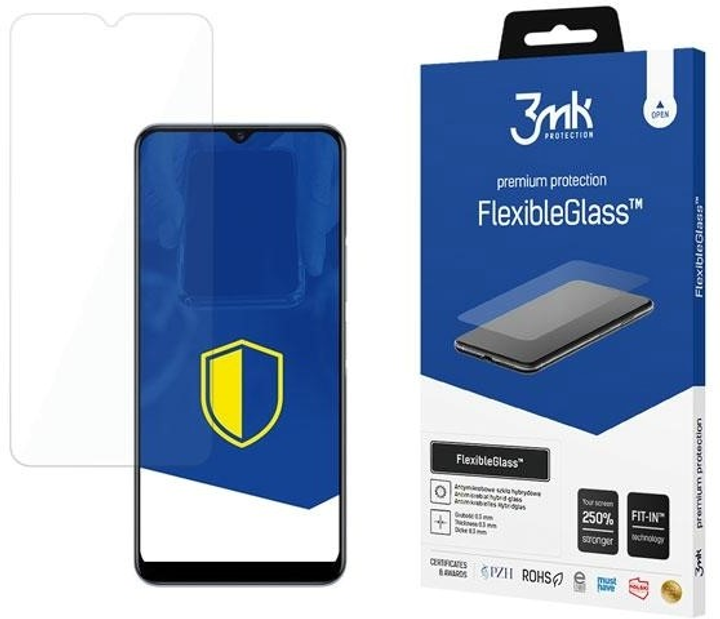 Szkło Hybrydowe 3MK FlexibleGlass Vivo Y72 5G (5903108400619) - obraz 1