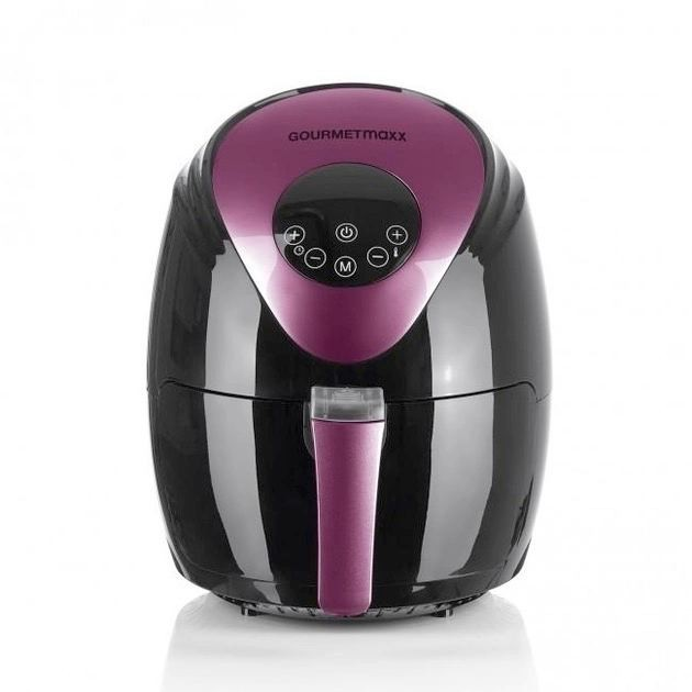 Аэрофритюрница GOURMETmaxx LQ-2502B Black/Purple - изображение 3