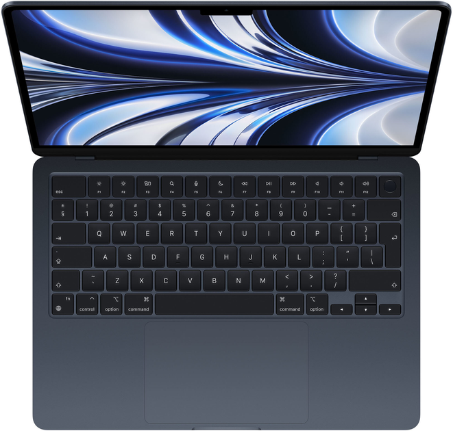 Ноутбук Apple MacBook Air 13.6" M2 8/256GB 2022 (MLY33ZE/A) Midnight - зображення 2