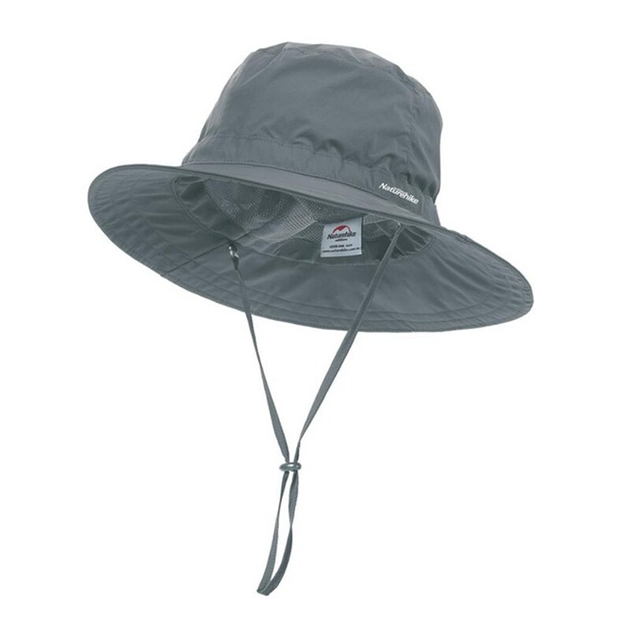 Панама Naturehike NH17M006-A Fisherman hat UV protection grey - зображення 1