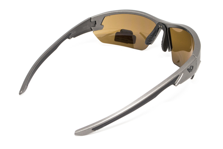 Защитные очки Venture Gear Tactical Semtex 2.0 Gun Metal (bronze) Anti-Fog, коричневые в оправе цвета "тёмный металик" - изображение 2