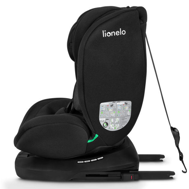 Дитяче автокрісло Lionelo BASTIAAN I-SIZE BLACK CARBON - зображення 3