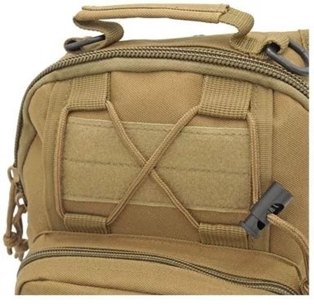 Сумка-слинг однолямочная с карманом для оружия, цвет песочный (30*26*12см) - изображение 2
