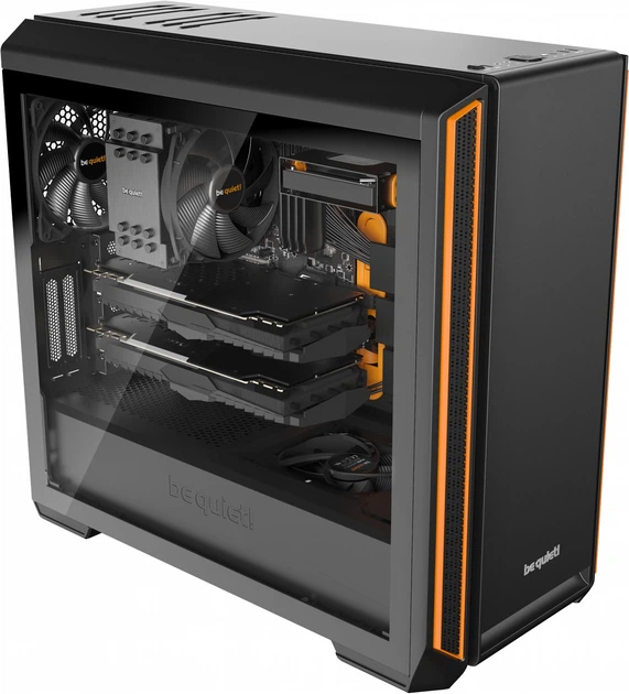 Obudowa be quiet! Silent Base 601 Window Black-Orange (4260052187029) - obraz 8