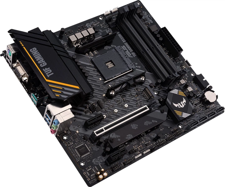 Материнська плата Asus TUF Gaming B550M-E (sAM4, AMD B550, PCI-Ex16) - зображення 4