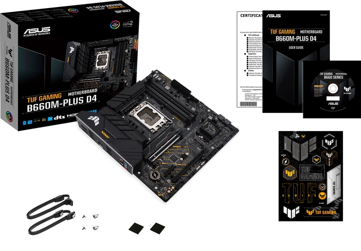 Материнская плата Asus TUF Gaming B660M-Plus D4 (s1700, Intel B660