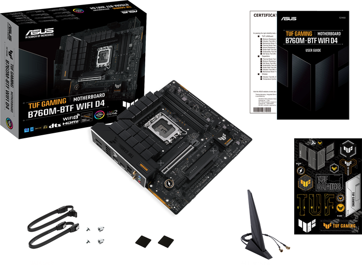 Материнська плата Asus TUF GAMING B760M-BTF WIFI D4 (s1700, Intel B760, PCI-Ex16) - зображення 12