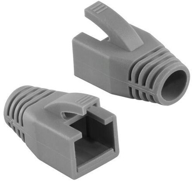 Osłonka wtyku LogiLink RJ45 kat.6 grey 50 szt (4052792033106) - obraz 1