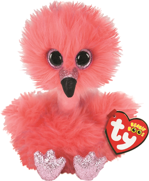 Zabawka miękka TY Beanie Boo's Flamingo "Flamingo" 15 cm (8421363810) - obraz 1