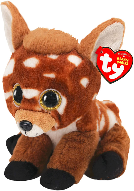 Zabawka miękka TY Beanie Babies Jeleń "Deer" 15 cm (8421700080) - obraz 1