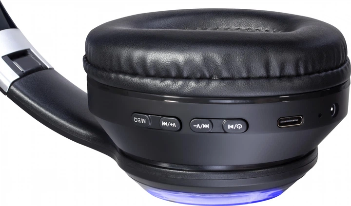 Навушники Defender FreeMotion B400 Black LED Bluetooth (4745090824162) - зображення 8