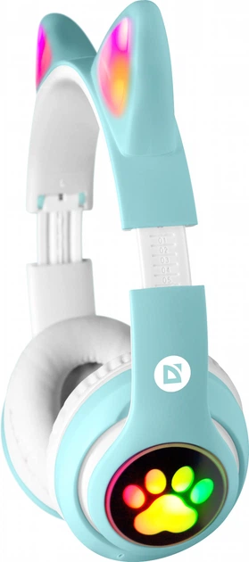 Навушники Defender FreeMotion B585 Green LED Bluetooth Green (4745090822489) - зображення 4