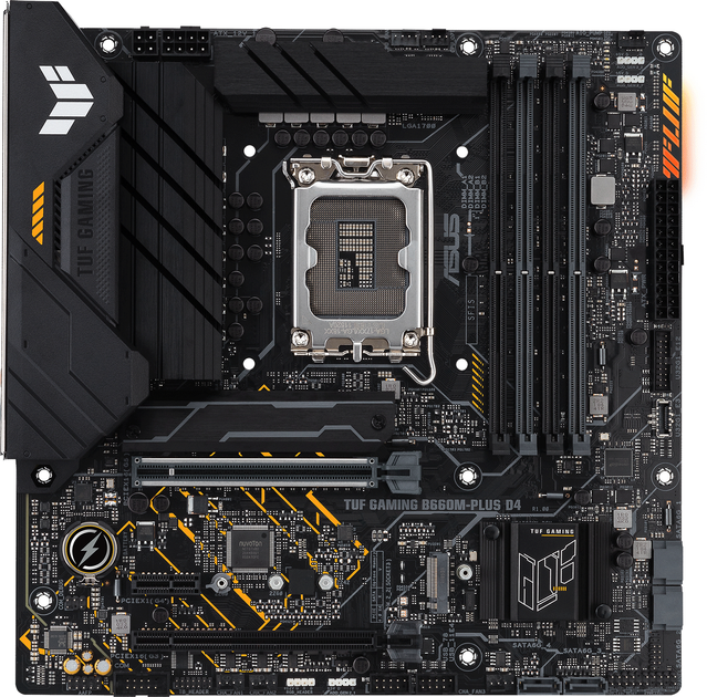 Материнская плата Asus TUF Gaming B660M-Plus D4 (s1700, Intel B660, PCI ...