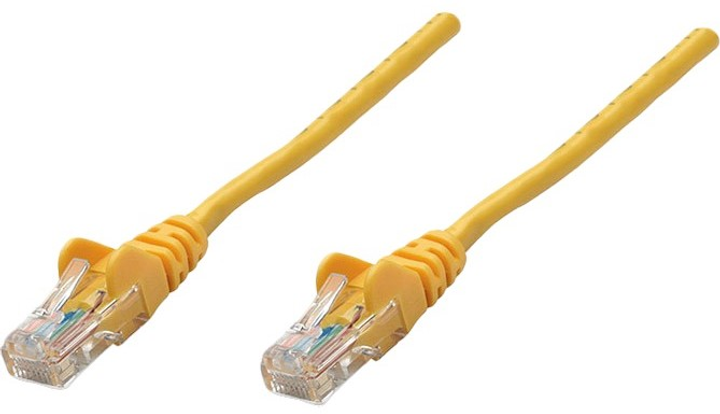 Patchcord Intellinet CAT5e UTP 10 m Żółty (0766623701662) - obraz 2