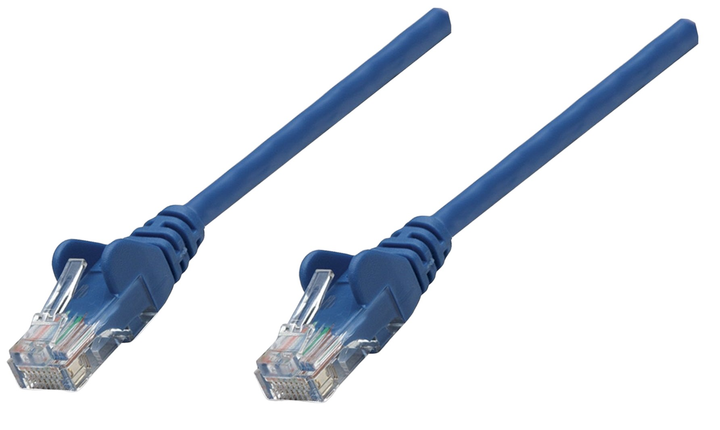 Patchcord Intellinet CAT5e UTP 15 m Niebieski (0766623320627) - obraz 1