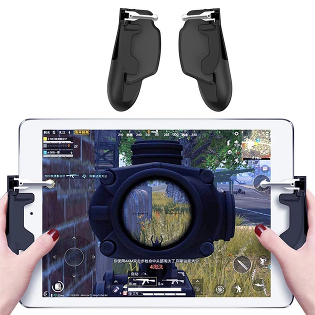 H7 Геймпад триггер ручки джойстики для планшета iPad Android до 9 мм в толщину pubg mobile call of duty пубг - Фото 2 H7 Геймпад триггер ручки джойстики для планшета iPad Android до 9 мм в толщину pubg mobile call of duty пубг - изображение 2