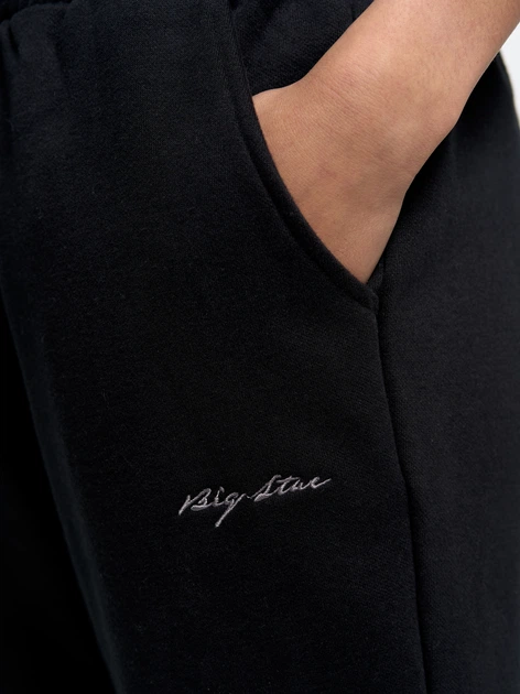 Spodnie dresowe damskie Big Star 350002-906 L Czarne (5900714371487) - obraz 4