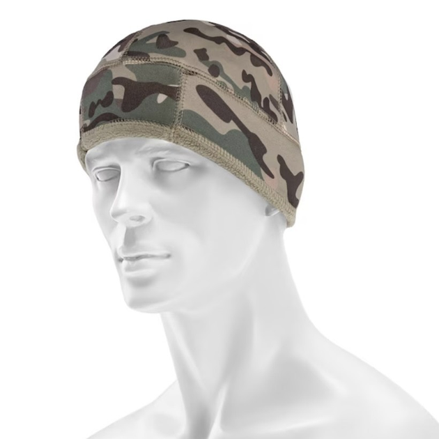 Флісова шапка тактична MFH BW Hat Fleece Camo підшоломник мультикам фліс SM - зображення 2